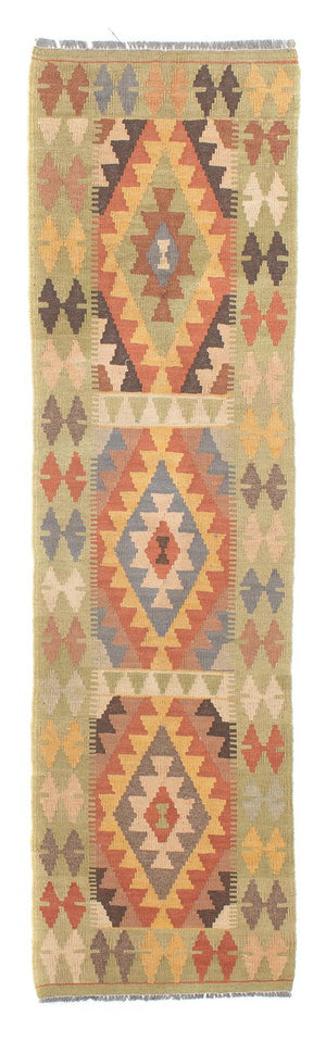 Alfombra de pasillo Alfombra Kelim - Splash - 194 x 48 cm - multicolor