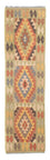 Alfombra de pasillo Alfombra Kelim - Splash - 194 x 48 cm - multicolor