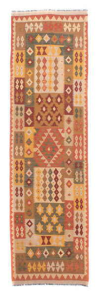 Alfombra de pasillo Alfombra Kelim - Splash - 320 x 88 cm - multicolor