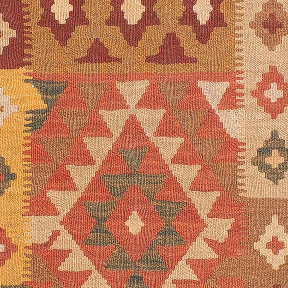 Alfombra de pasillo Alfombra Kelim - Splash - 320 x 88 cm - multicolor