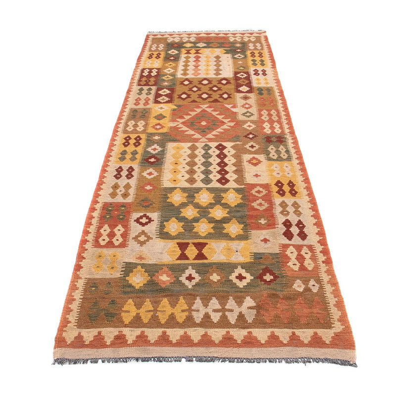 Alfombra de pasillo Alfombra Kelim - Splash - 320 x 88 cm - multicolor