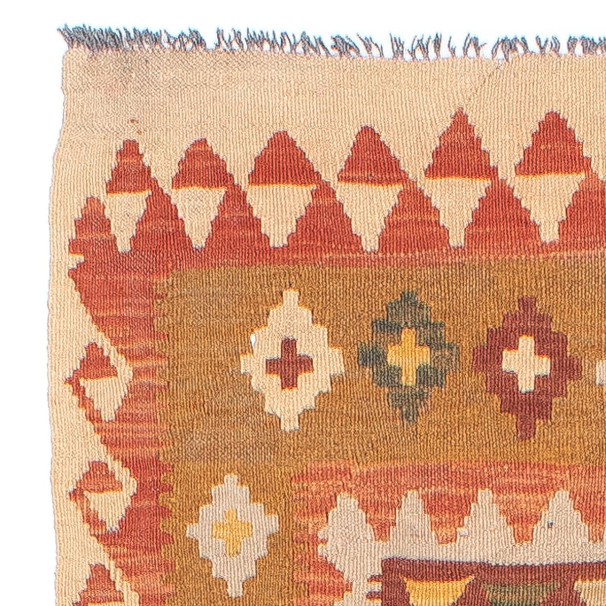 Alfombra de pasillo Alfombra Kelim - Splash - 300 x 84 cm - multicolor