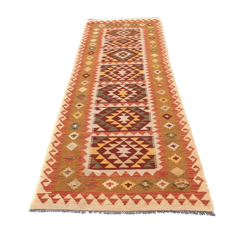 Alfombra de pasillo Alfombra Kelim - Splash - 300 x 84 cm - multicolor