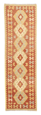 Alfombra de pasillo Alfombra Kelim - Splash - 198 x 61 cm - multicolor
