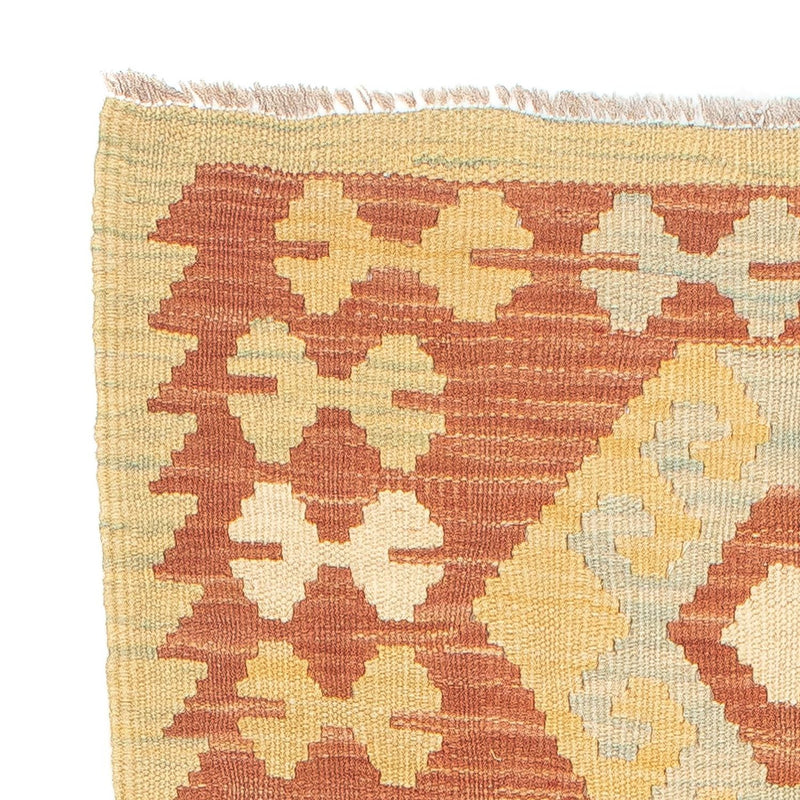 Alfombra de pasillo Alfombra Kelim - Splash - 198 x 61 cm - multicolor
