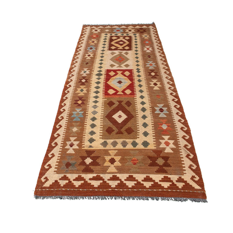 Alfombra de pasillo Alfombra Kelim - Splash - 254 x 81 cm - multicolor