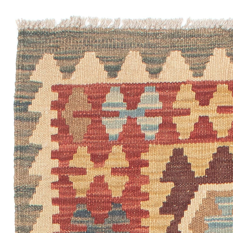 Alfombra de pasillo Alfombra Kelim - Splash - 198 x 64 cm - multicolor