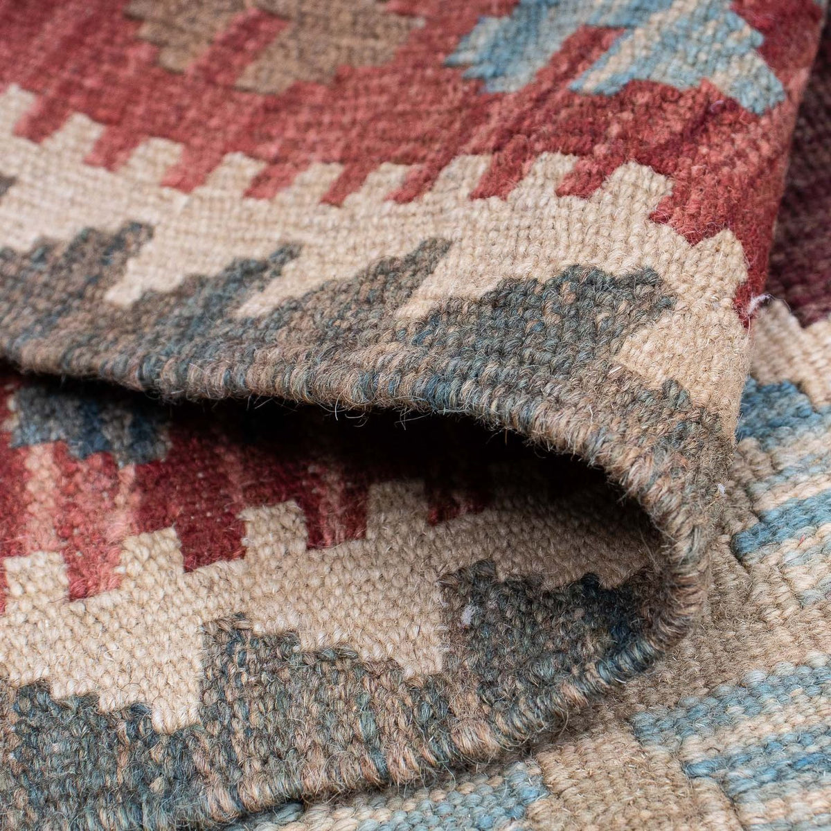 Alfombra de pasillo Alfombra Kelim - Splash - 200 x 67 cm - multicolor