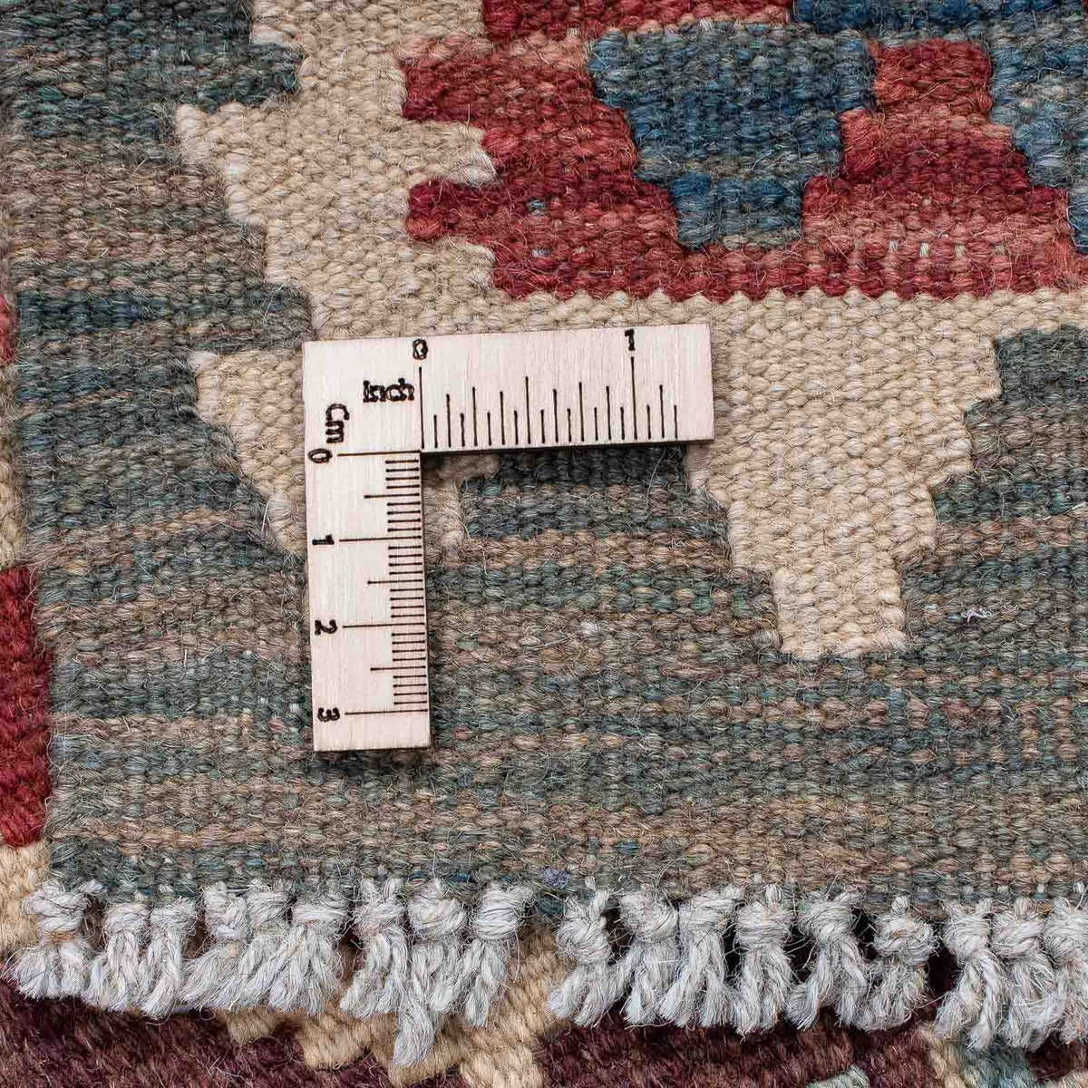 Alfombra de pasillo Alfombra Kelim - Splash - 200 x 67 cm - multicolor