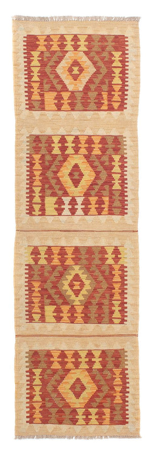 Alfombra de pasillo Alfombra Kelim - Splash - 197 x 56 cm - multicolor