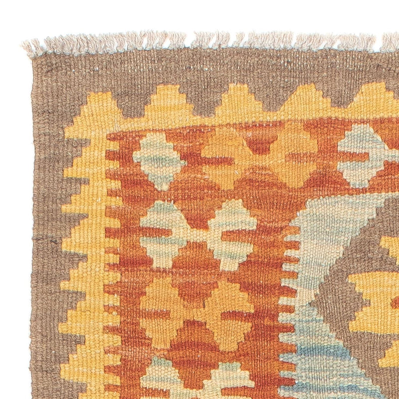 Alfombra de pasillo Alfombra Kelim - Splash - 191 x 65 cm - multicolor