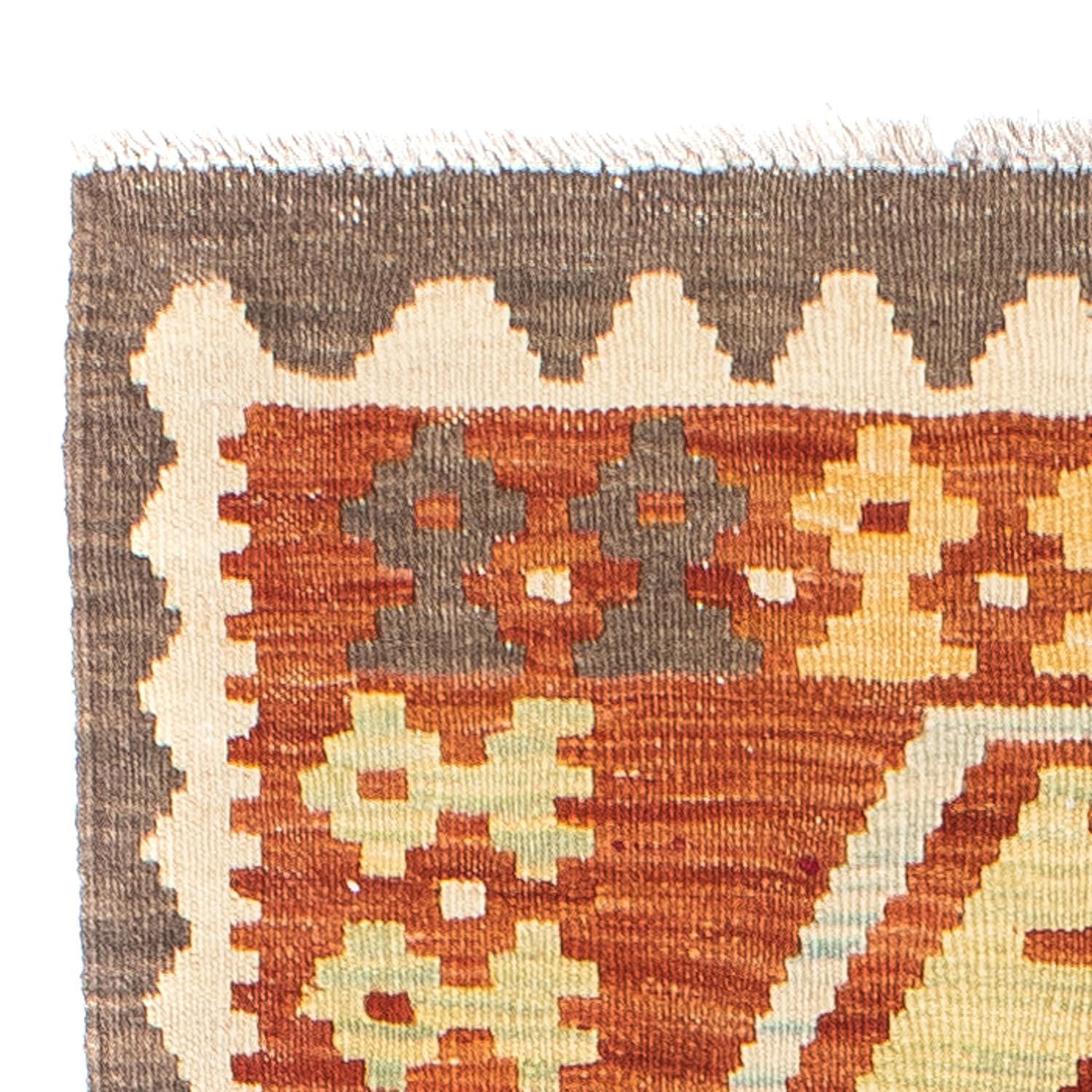 Alfombra de pasillo Alfombra Kelim - Oriental - 191 x 72 cm - óxido