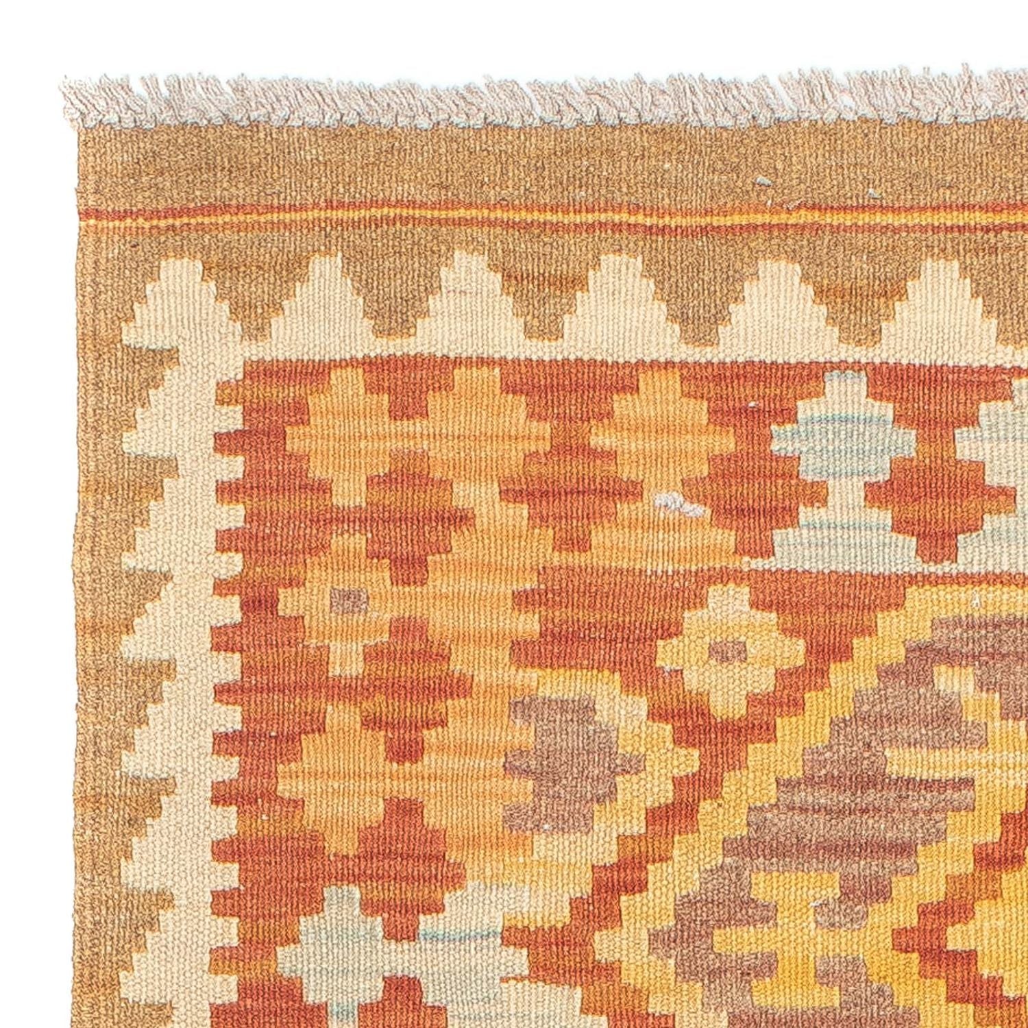 Alfombra de pasillo Alfombra Kelim - Splash - 189 x 69 cm - multicolor