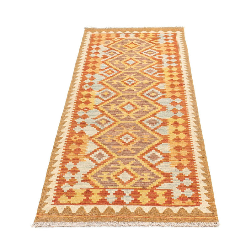 Alfombra de pasillo Alfombra Kelim - Splash - 189 x 69 cm - multicolor
