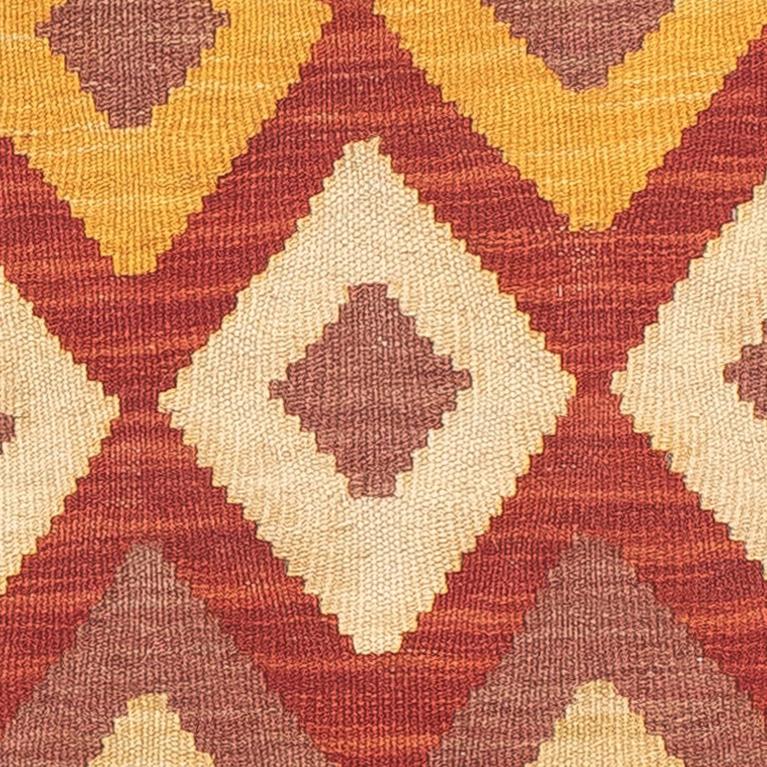 Alfombra de pasillo Alfombra Kelim - Splash - 192 x 49 cm - multicolor
