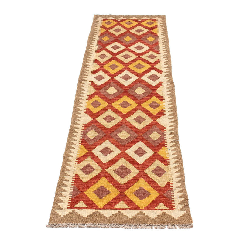 Alfombra de pasillo Alfombra Kelim - Splash - 192 x 49 cm - multicolor
