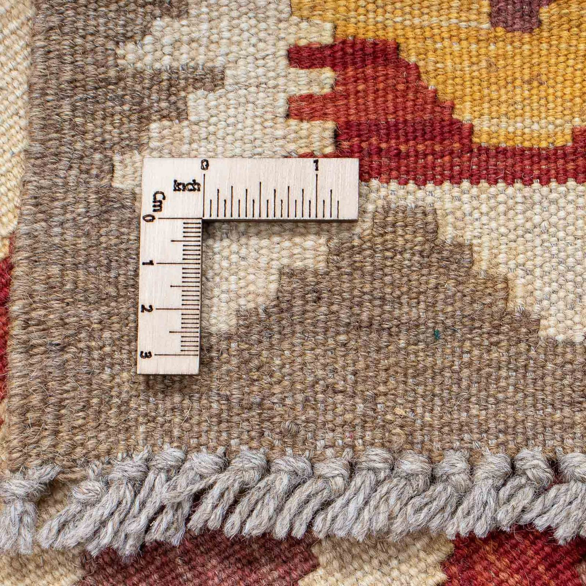 Alfombra de pasillo Alfombra Kelim - Splash - 192 x 49 cm - multicolor