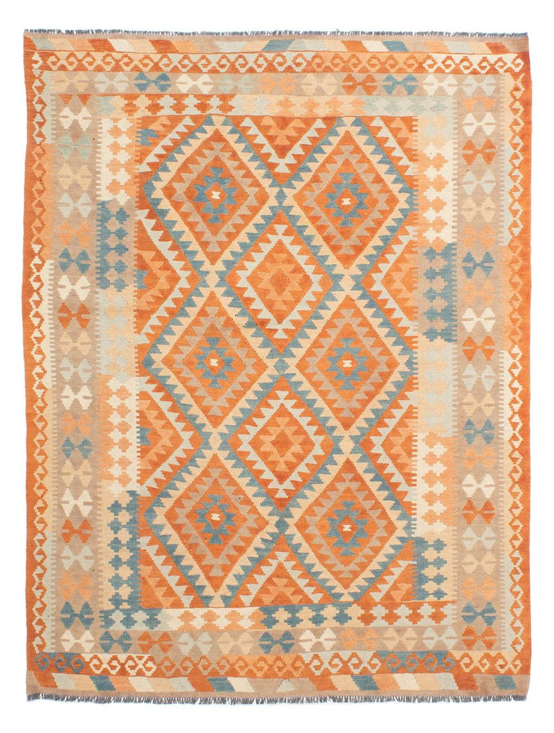 Alfombra Kelim - Splash - 214 x 159 cm - multicolor