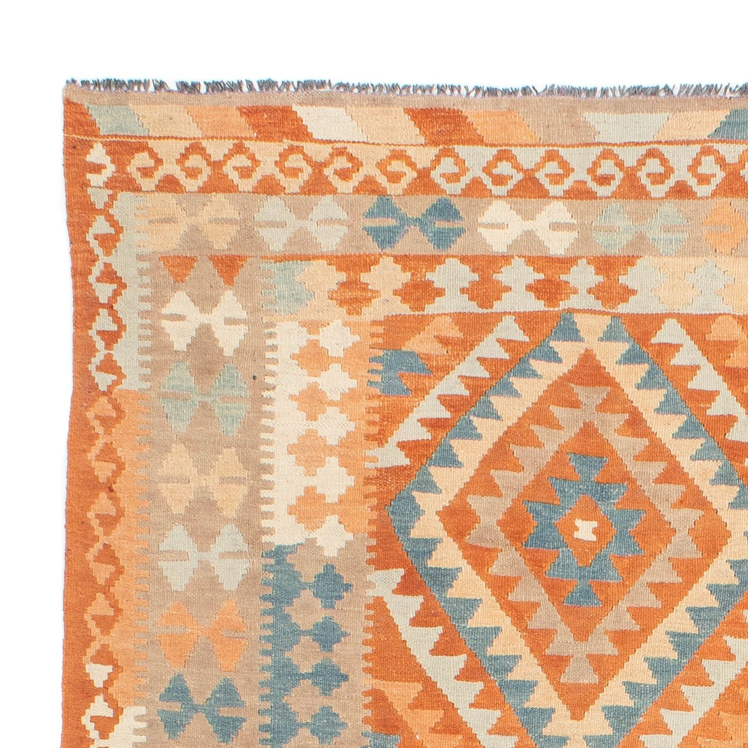 Alfombra Kelim - Splash - 214 x 159 cm - multicolor