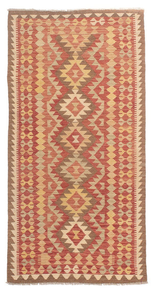 Alfombra de pasillo Alfombra Kelim - Splash - 192 x 97 cm - multicolor