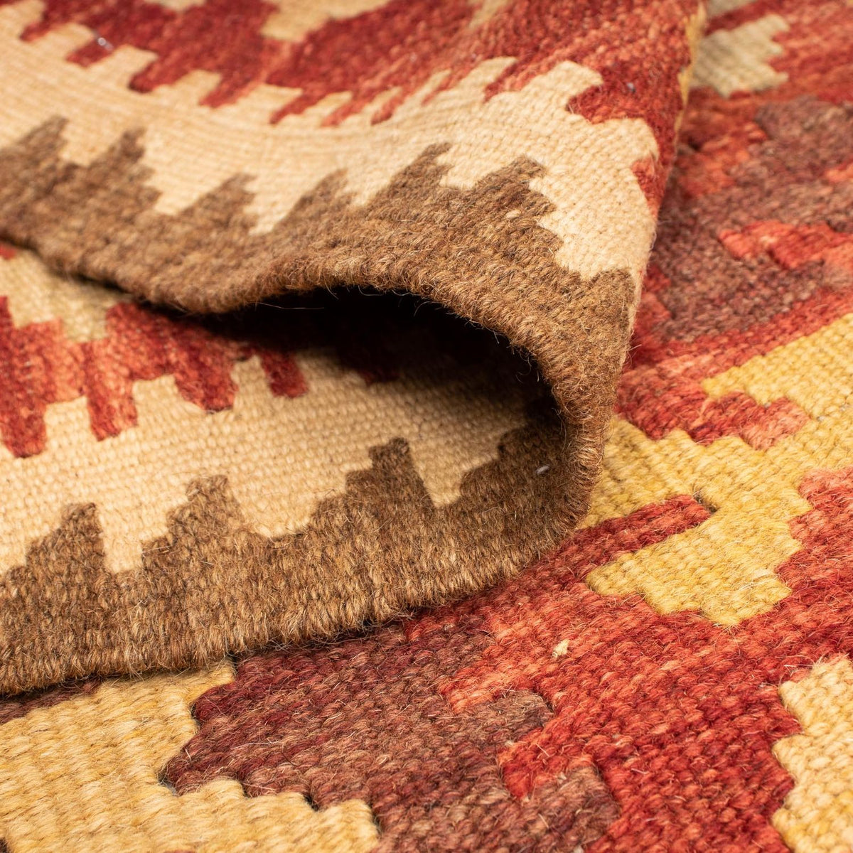 Alfombra Kelim - Splash - 195 x 141 cm - multicolor