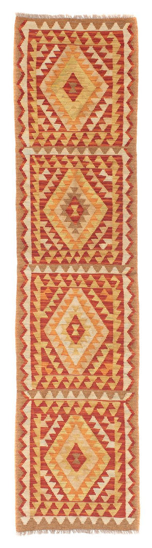 Alfombra de pasillo Alfombra Kelim - Splash - 222 x 57 cm - multicolor