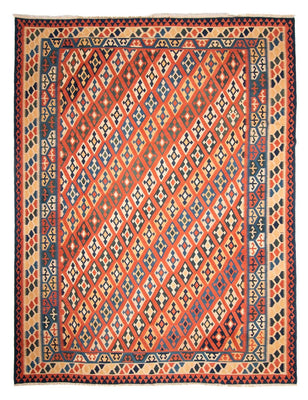 Alfombra Kelim - Oriental - 388 x 308 cm - multicolor