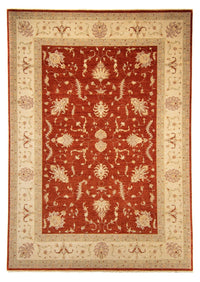 Alfombra Ziegler - 350 x 254 cm - rojo oscuro