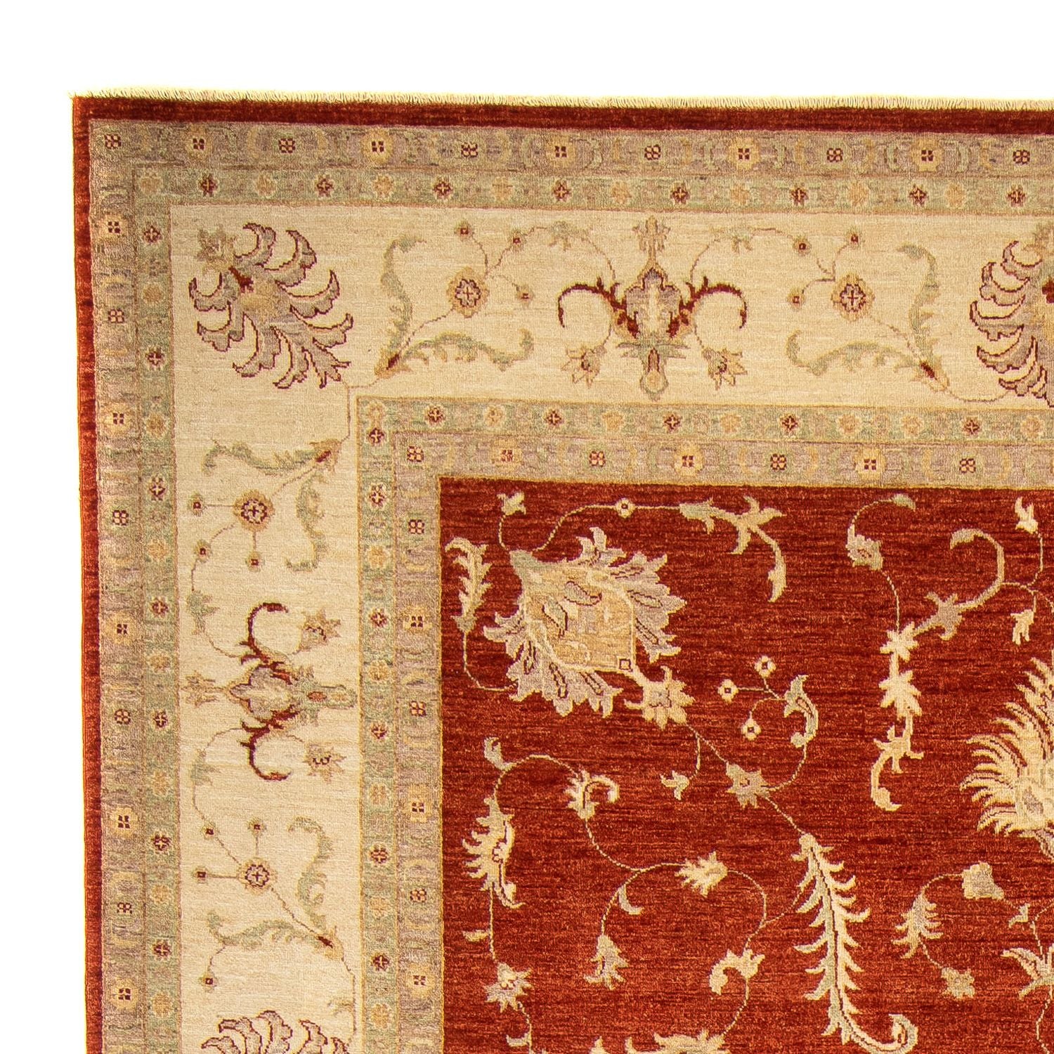 Alfombra Ziegler - 350 x 254 cm - rojo oscuro