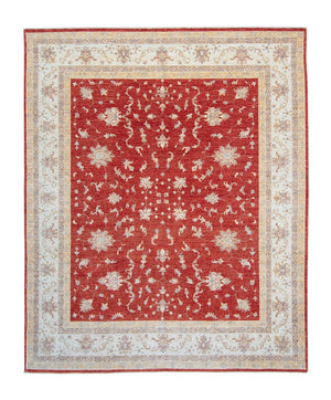 Alfombra Ziegler - 292 x 242 cm - rojo