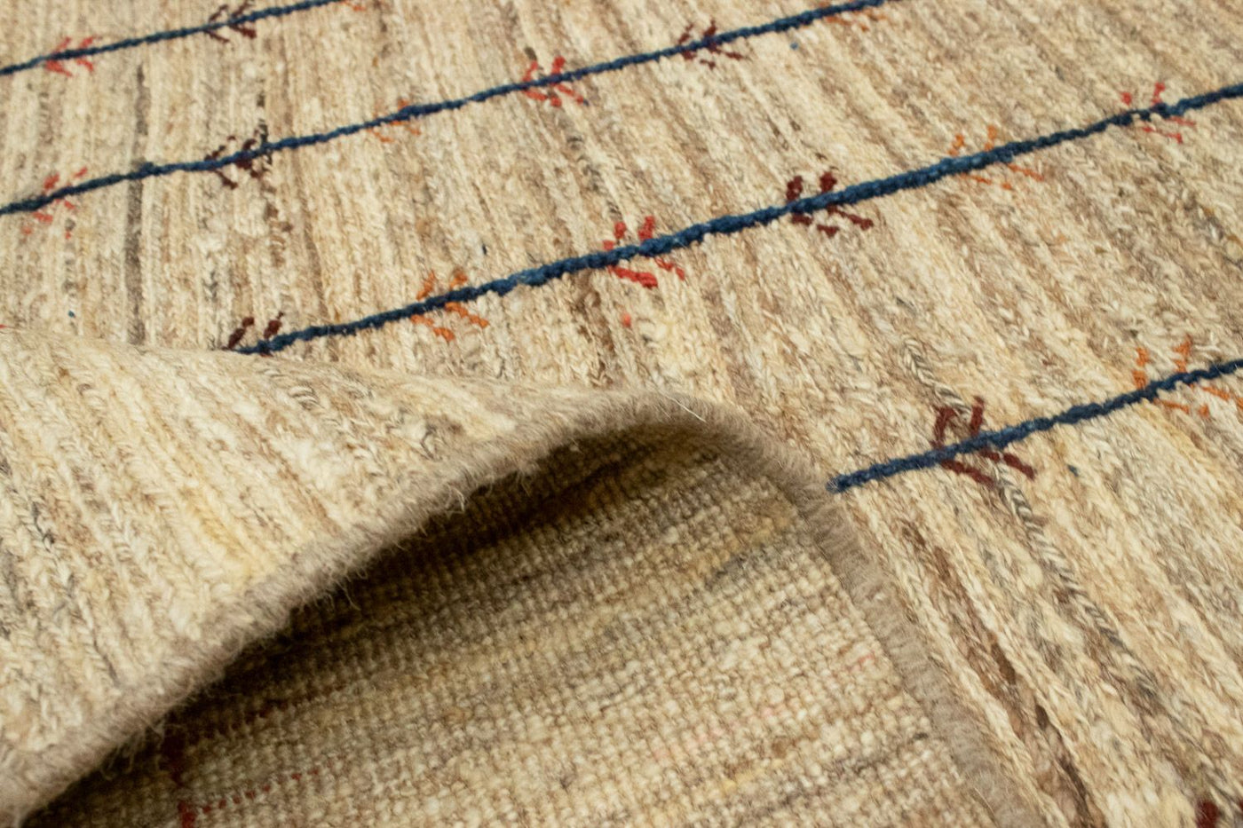 Gabbeh persa Alfombra 200x140cm - Perserteppich Wollteppich