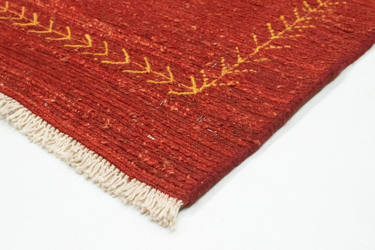 Alfombra Gabbeh - Persa - 171 x 118 cm - rojo