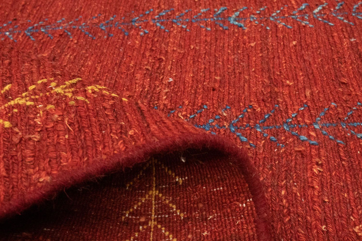 Alfombra Gabbeh - Persa - 171 x 118 cm - rojo