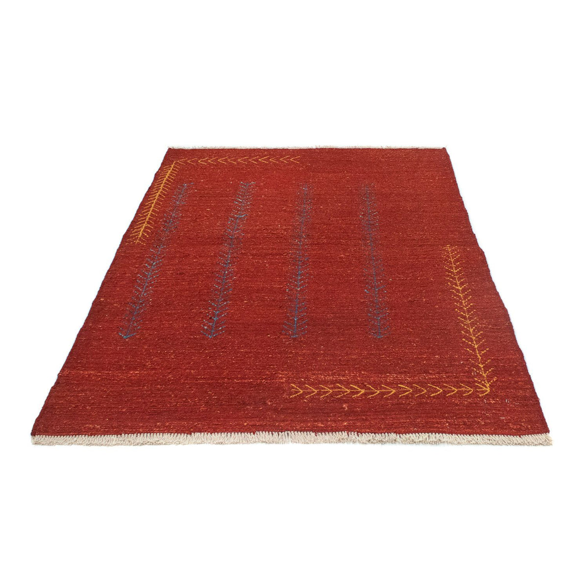Alfombra Gabbeh - Persa - 171 x 118 cm - rojo