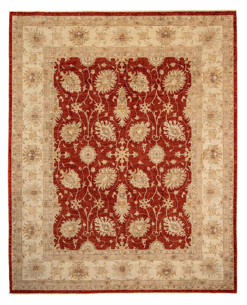 Alfombra Ziegler - 295 x 249 cm - rojo oscuro