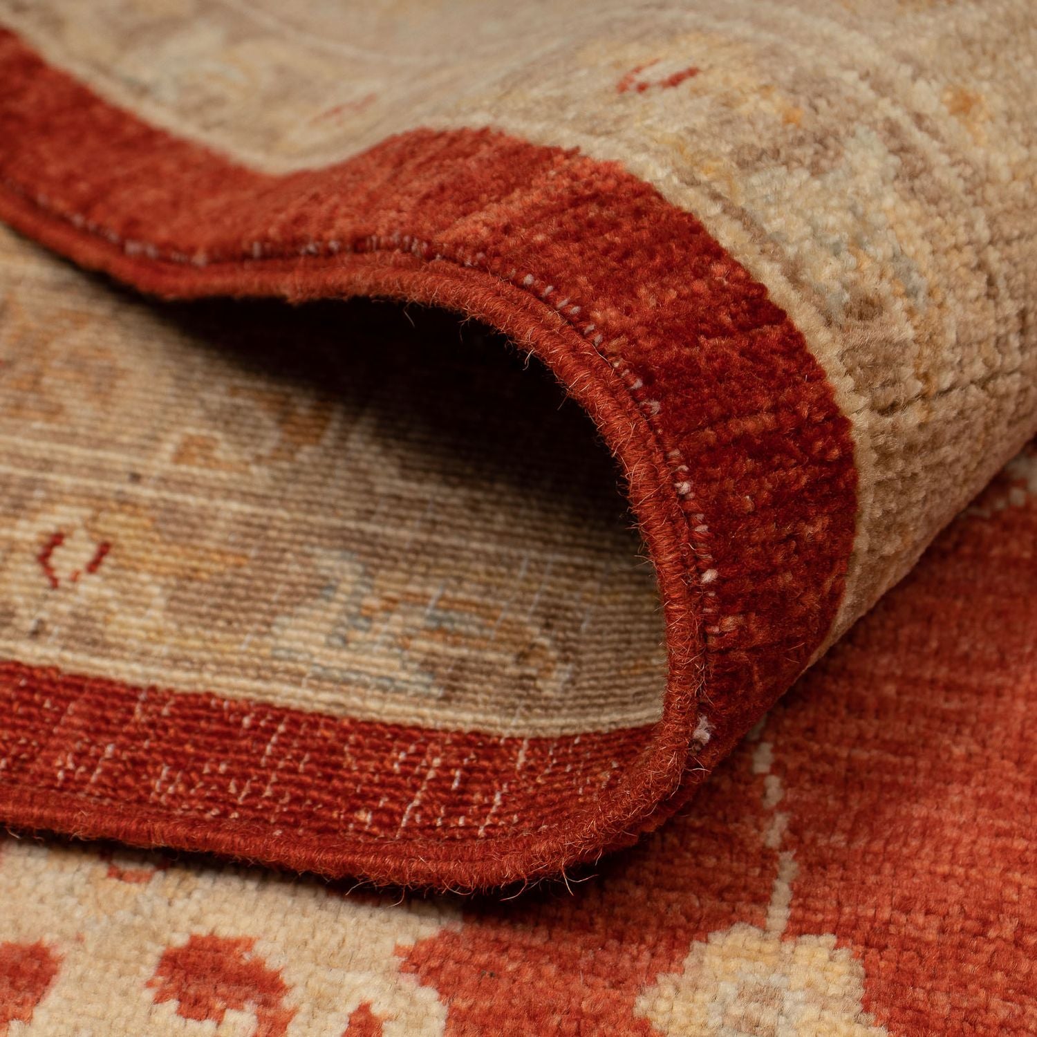Alfombra Ziegler - 295 x 249 cm - rojo oscuro