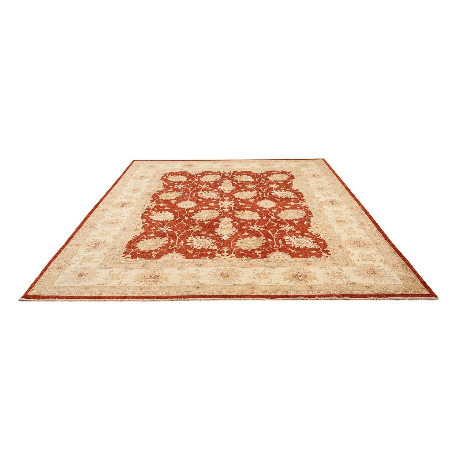 Alfombra Ziegler - 295 x 249 cm - rojo oscuro