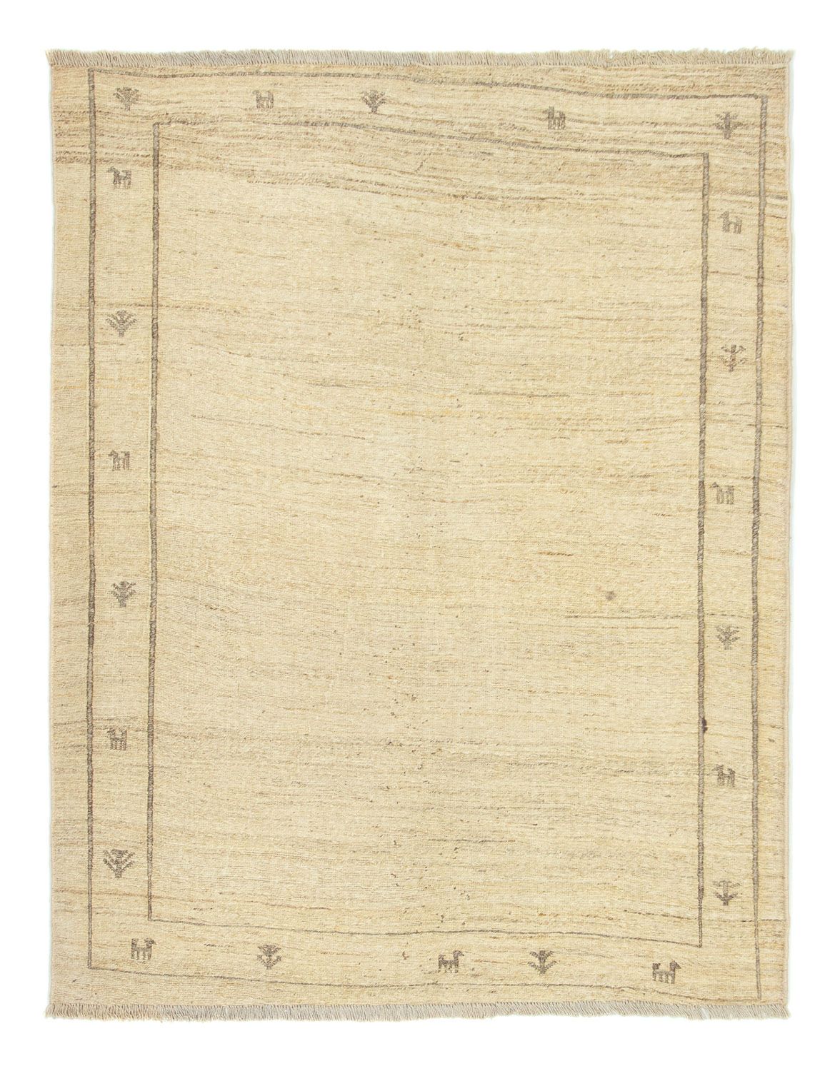 Alfombra Gabbeh - Persa - 191 x 150 cm - beige