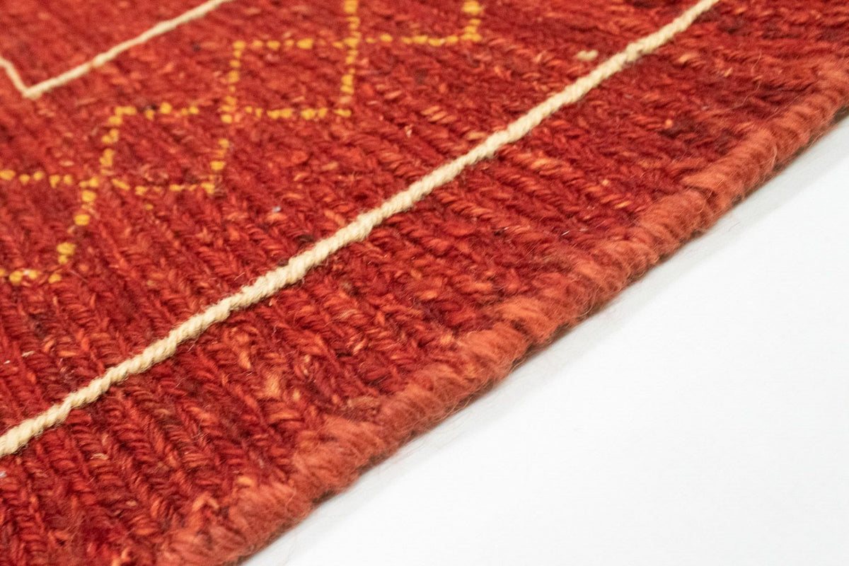 Alfombra Gabbeh - Persa - 175 x 112 cm - rojo