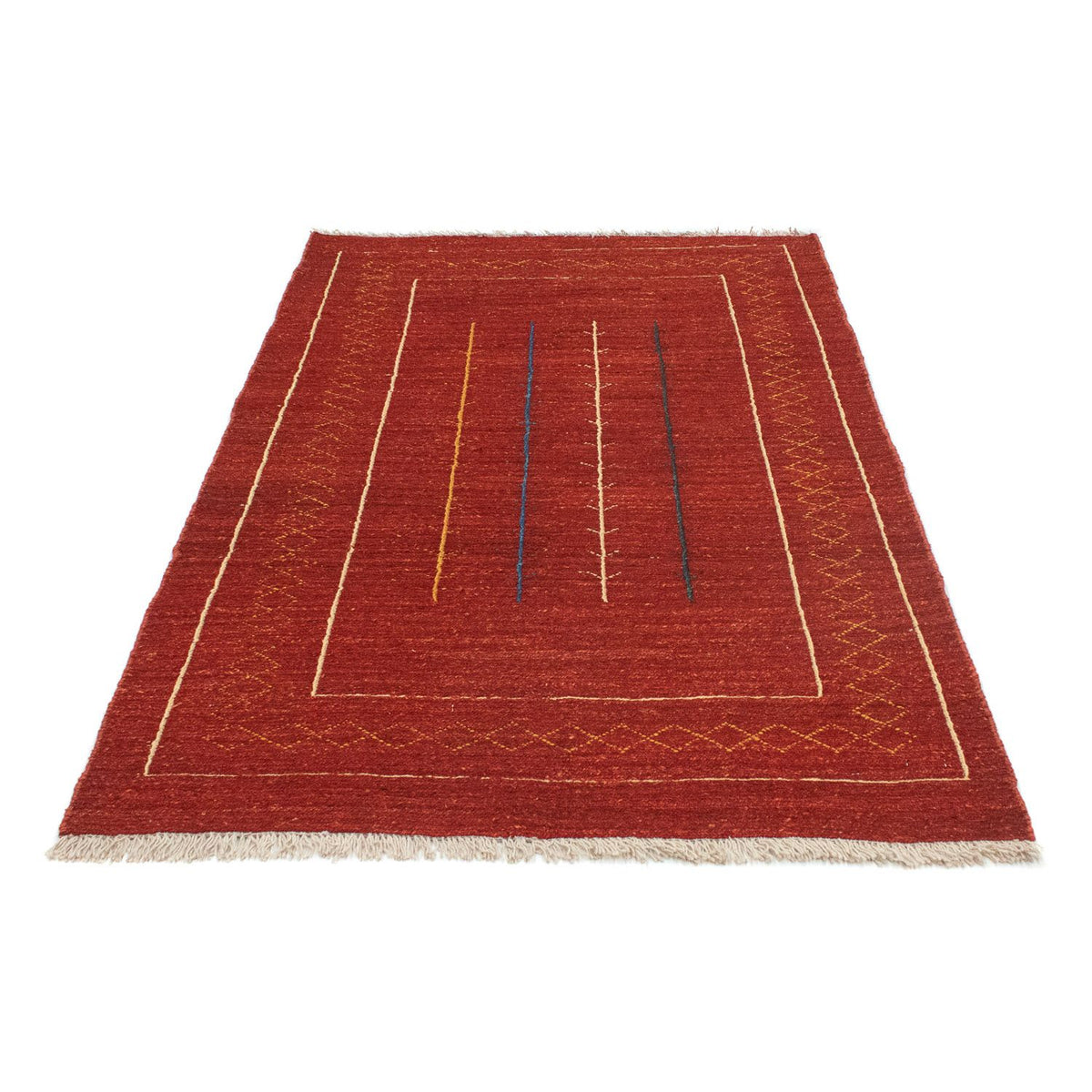 Alfombra Gabbeh - Persa - 175 x 112 cm - rojo