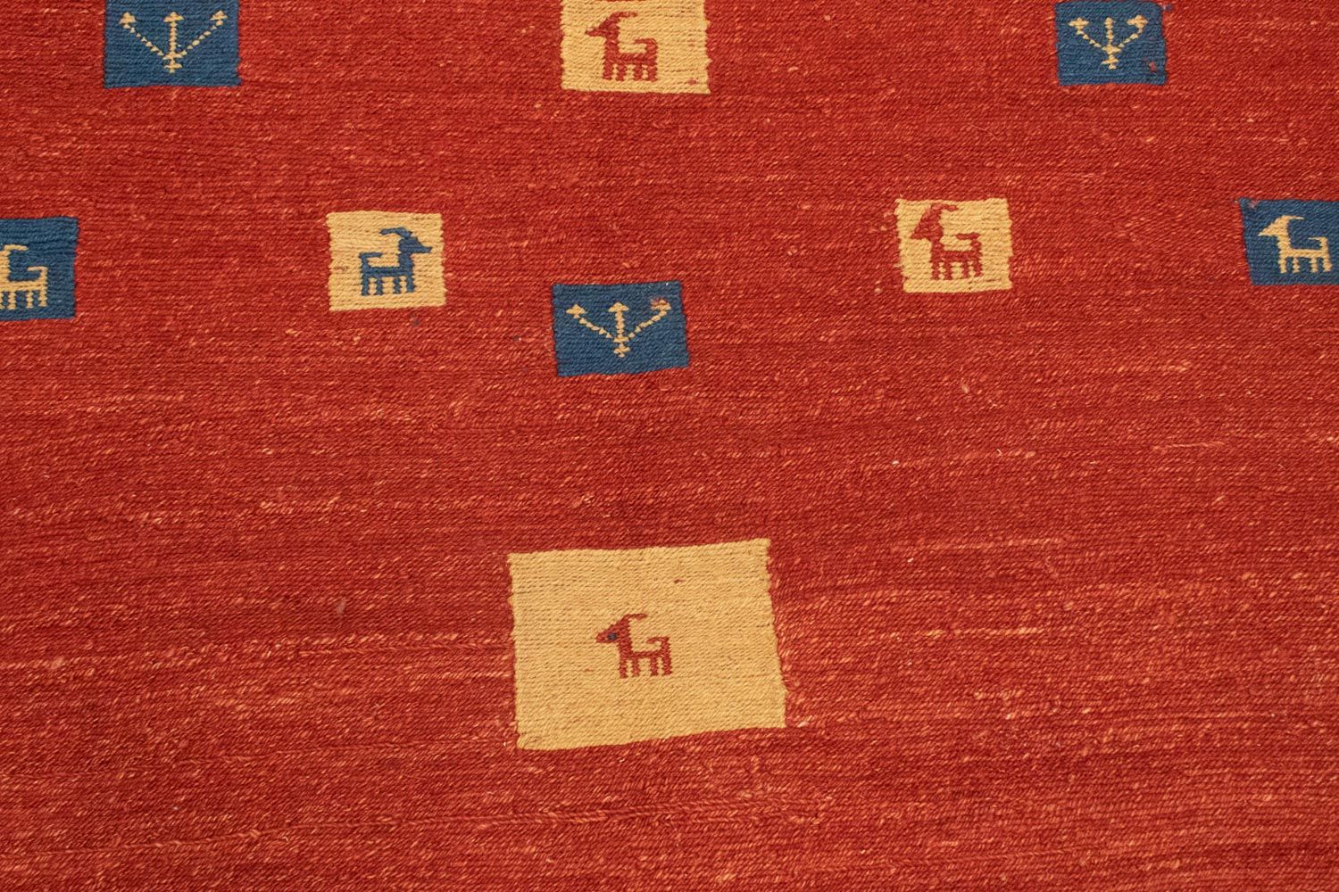 Alfombra Gabbeh - Persa - 225 x 164 cm - rojo