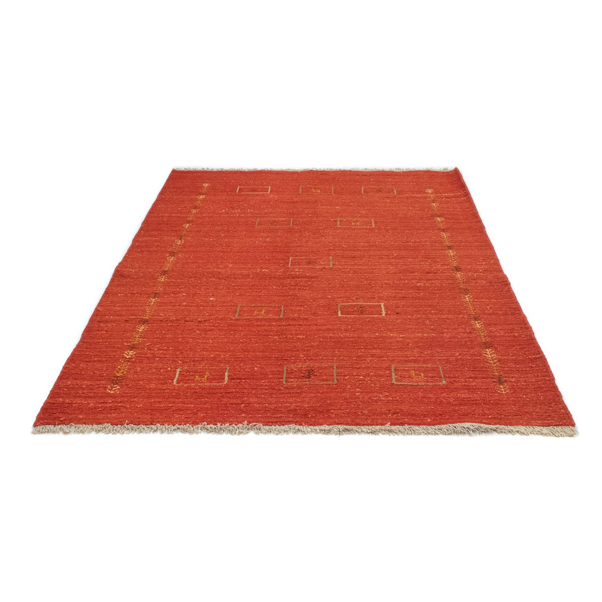 Alfombra Gabbeh - Persa - 198 x 143 cm - rojo