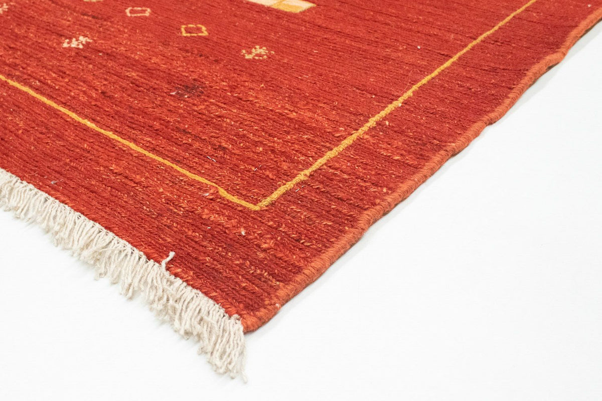 Alfombra Gabbeh - Persa - 180 x 113 cm - rojo
