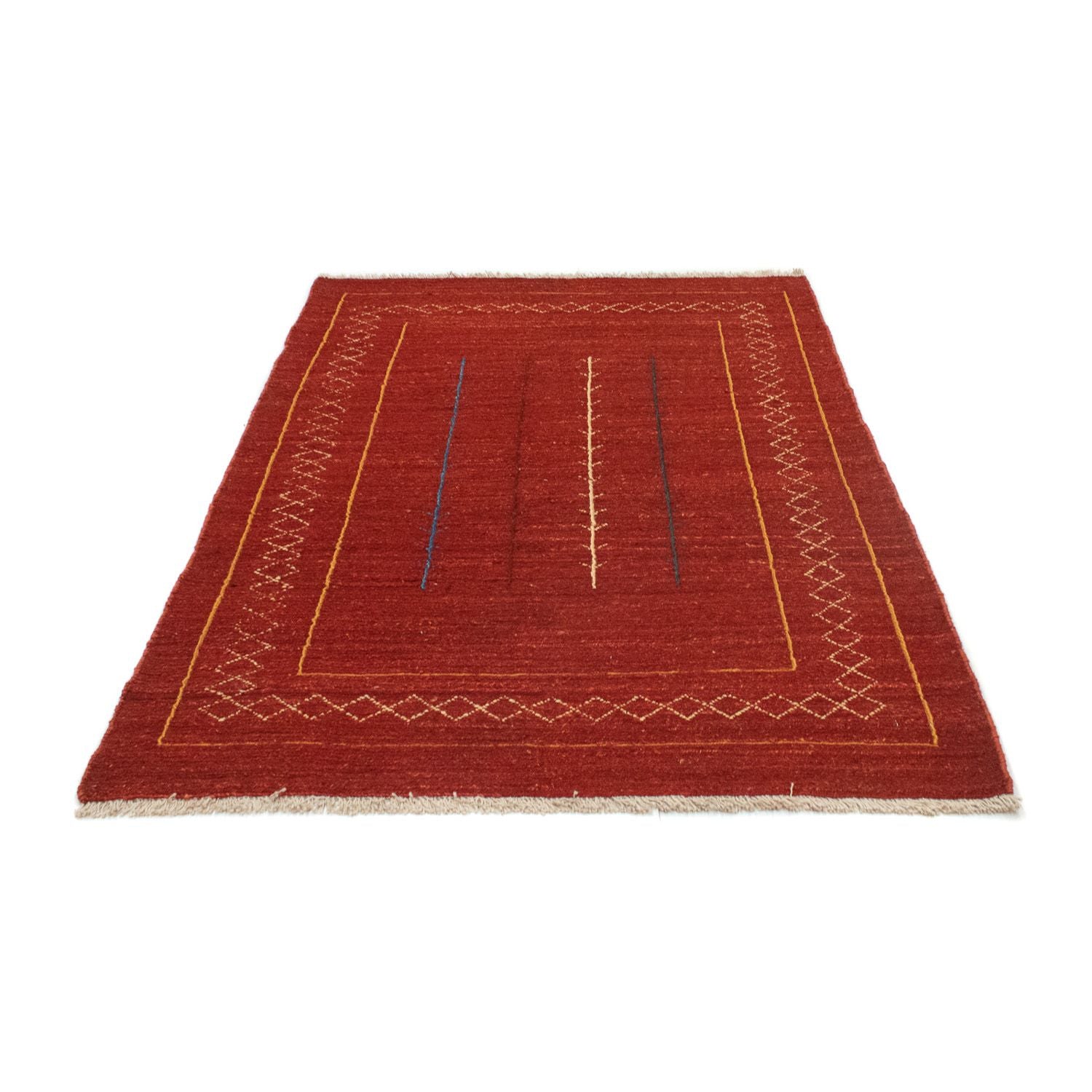 Alfombra Gabbeh - Persa - 178 x 118 cm - rojo
