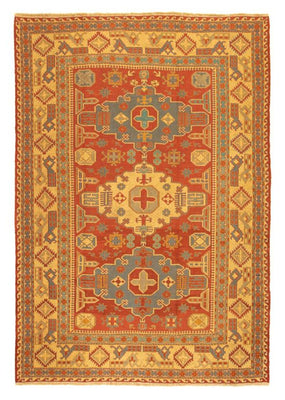 Alfombra Kelim - Oriental - 248 x 206 cm - rojo oscuro