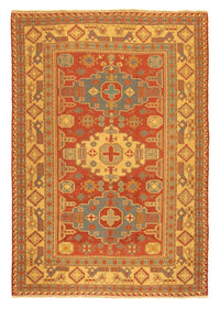 Alfombra Kelim - Oriental - 248 x 206 cm - rojo oscuro