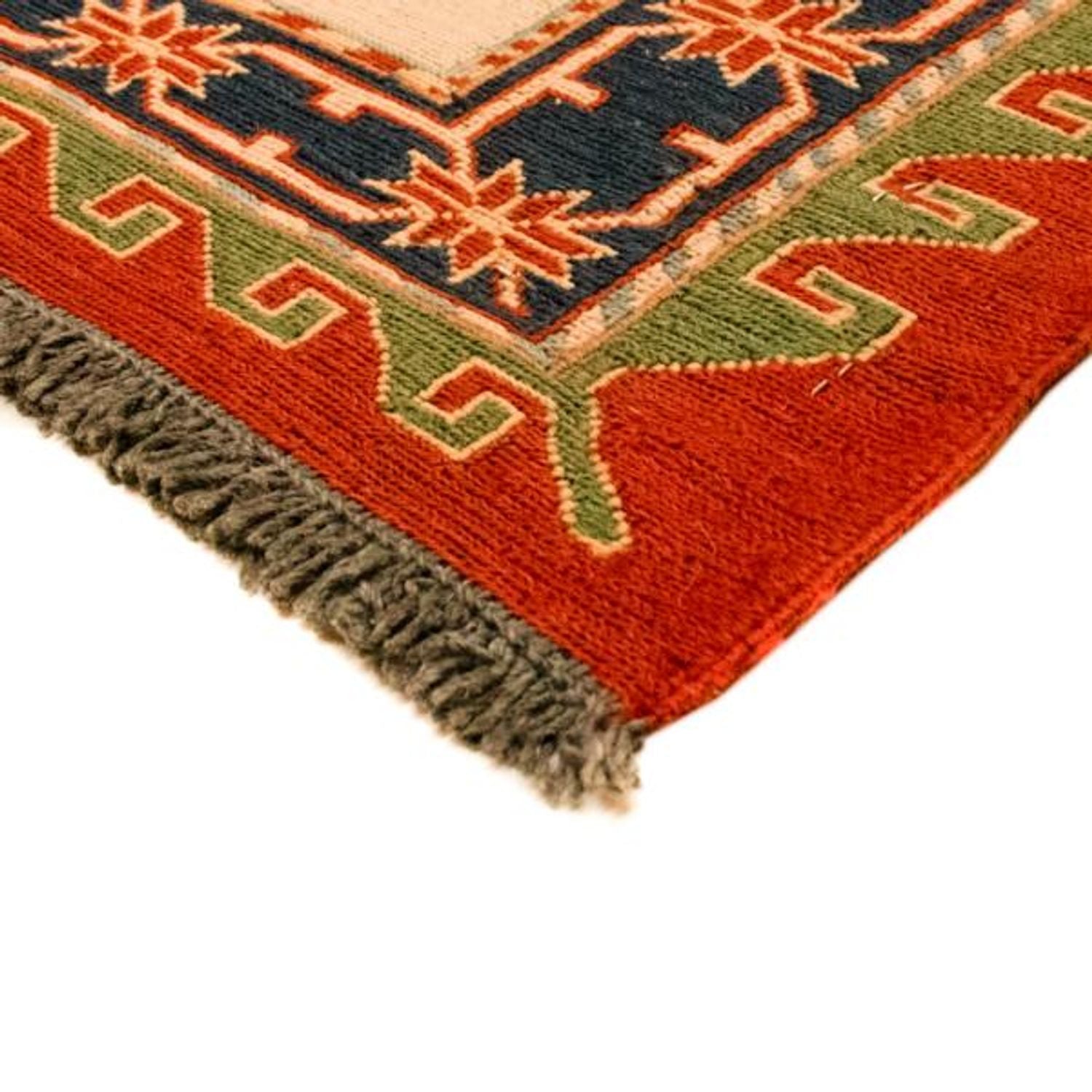Alfombra Kelim - Oriental - 254 x 194 cm - rojo oscuro