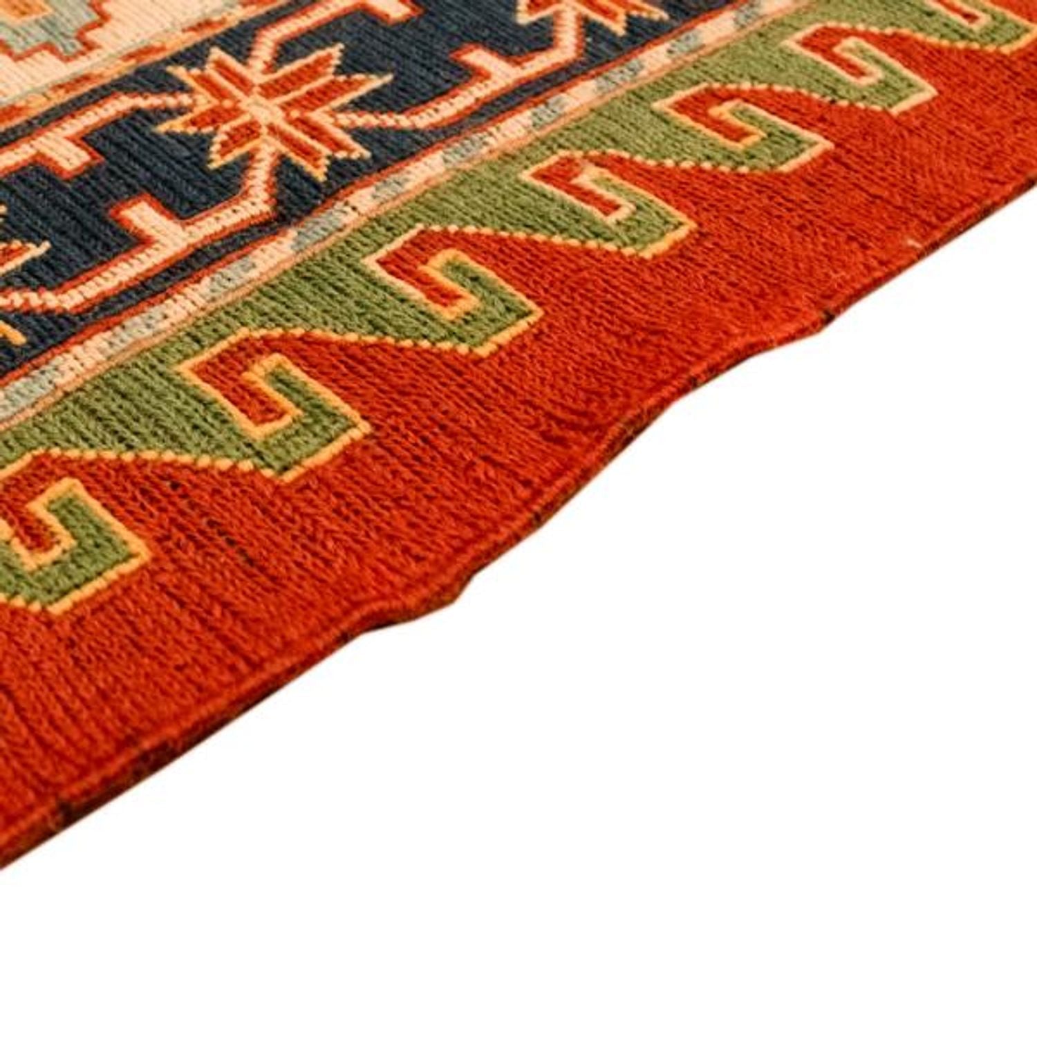 Alfombra Kelim - Oriental - 254 x 194 cm - rojo oscuro
