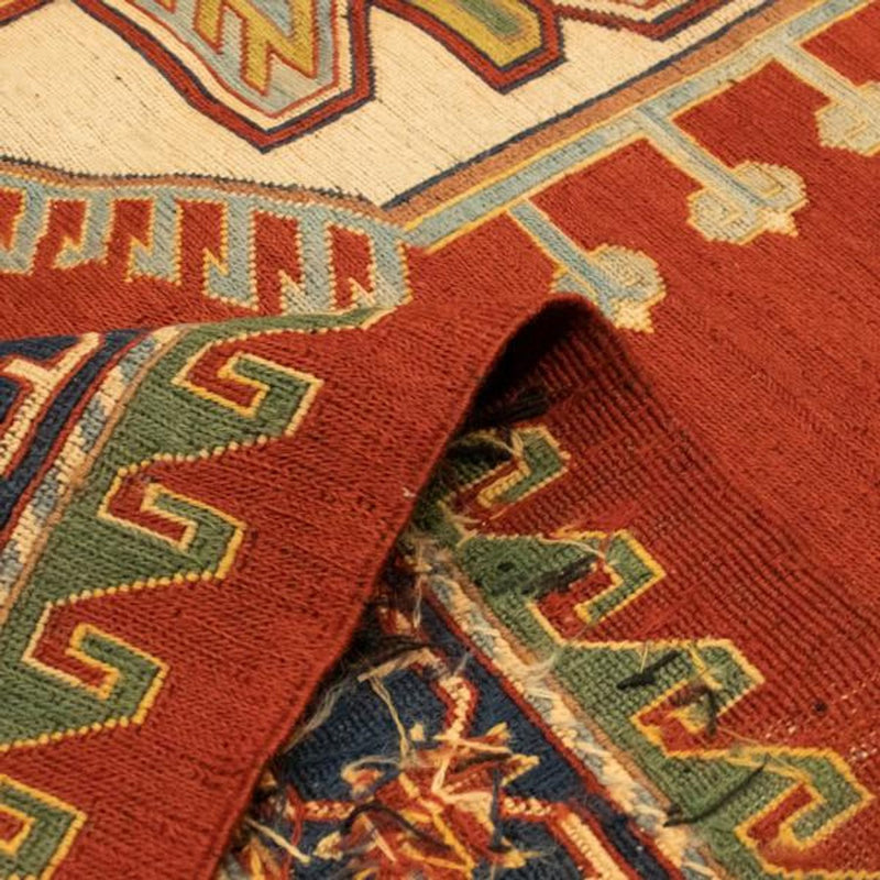Alfombra Kelim - Oriental - 254 x 194 cm - rojo oscuro
