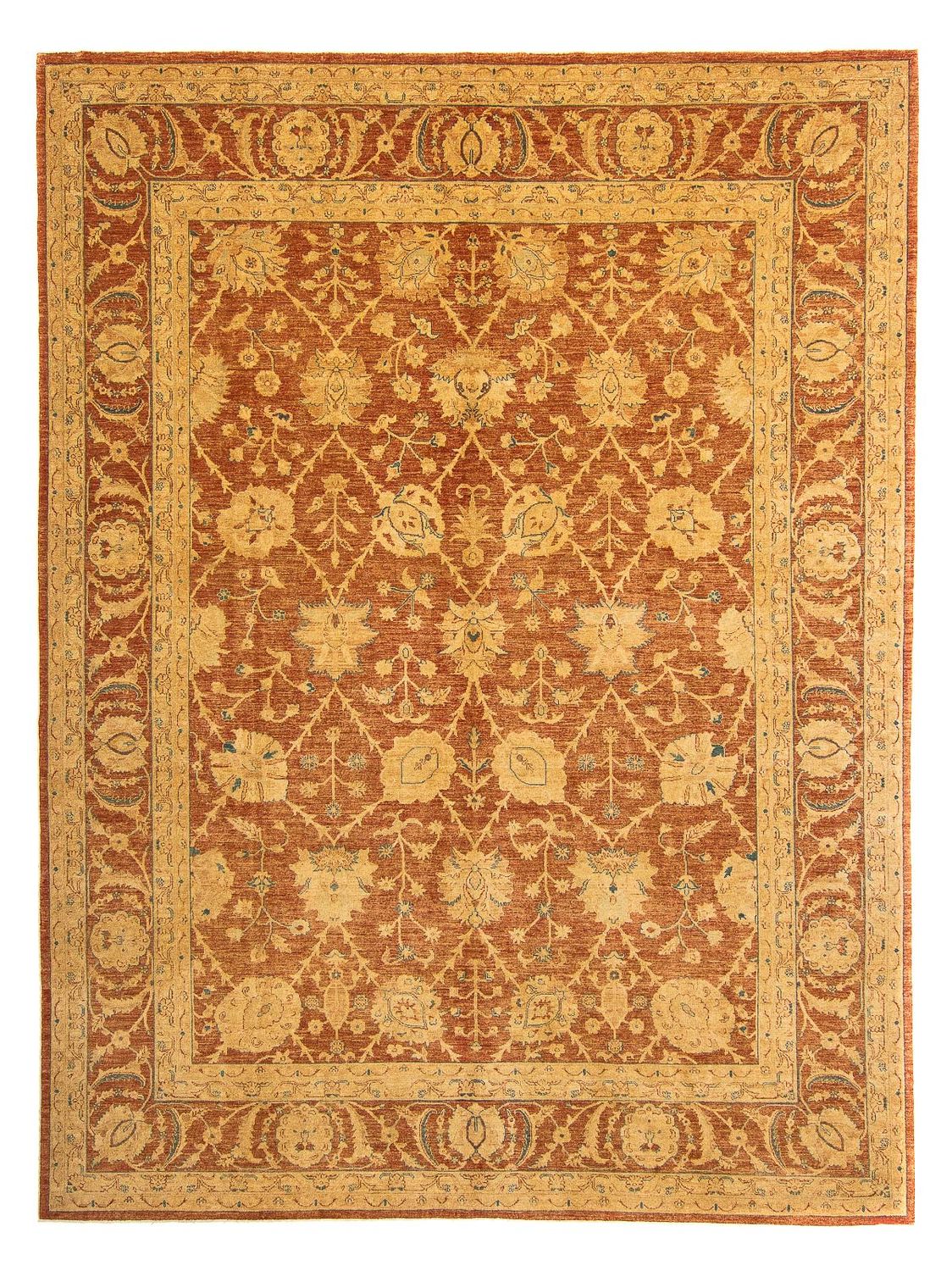 Alfombra persa - Nómada - 390 x 302 cm - óxido